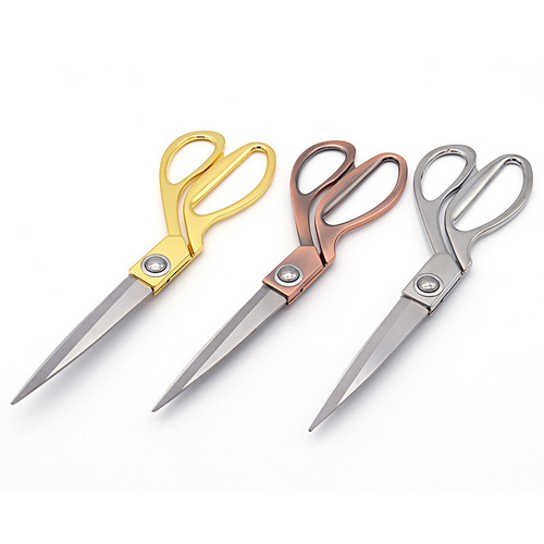 Manufacturer wholesale zinc alloy tailor scissors, garment tailor scissors, stainless steel garment sewing scissors