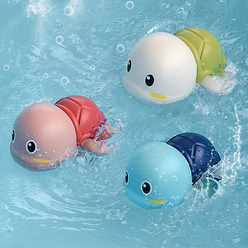 Baby water bath toy baby bath spring winding children play water turtle bathroom boys and girls
