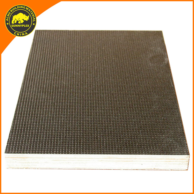 Venta directa de fábrica en Xuzhou, tablero antideslizante de 4x8 pies para instalaciones de entretenimiento, tablero de escenario negro, resistente a la humedad y al desgaste.