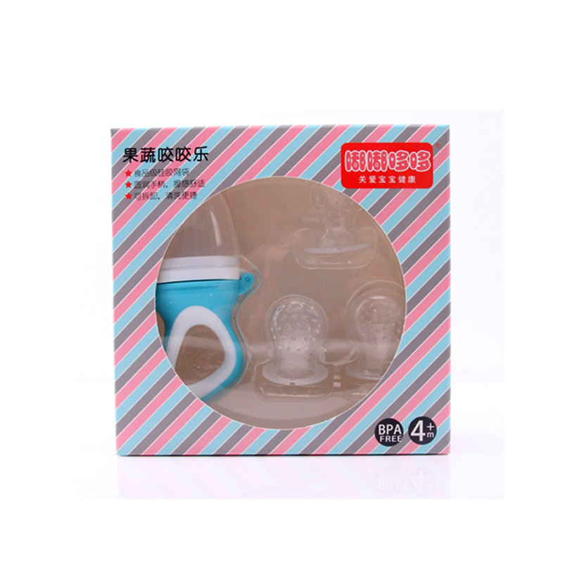 Dudu Doro new ring-type chewable fruit and vegetable Music food supplement device baby food supplement music pacifier