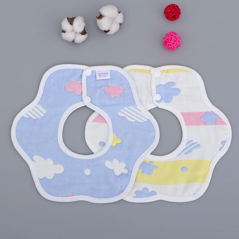 Gauze eating bib, children's laundry basket