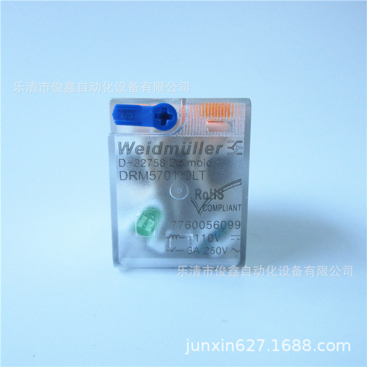 全新原装Weidmuller魏德米勒中间继电器DRM570110LT 110VDC