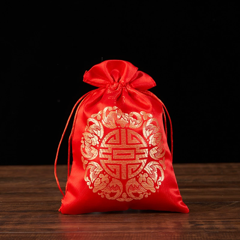 Свадьба конфеты мешок творческий парча китайские конфеты мешок Свадьба конфеты мешок атласный подарок мешок оптом