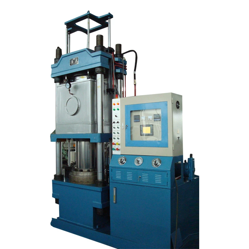 350-тонная вакуумная резиновая гидравлическая машина, большой плоский четырехколонный тепловой пресс в форме, вакуумная плоскопанельная вулканизированная машина