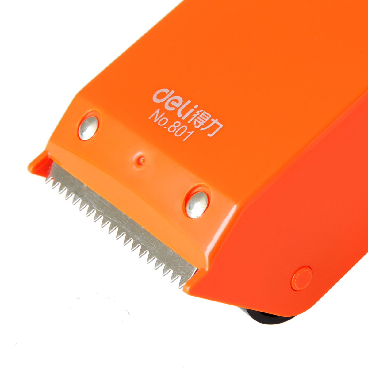 Dispensador de cinta adhesiva Deli 801, cortador de cinta transparente, base de cortador de cinta de 4,8 cm image 4