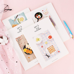 Korean stationery, small fresh B5 notebook, student cute notebook, diary notebook, hand account book, wholesale 