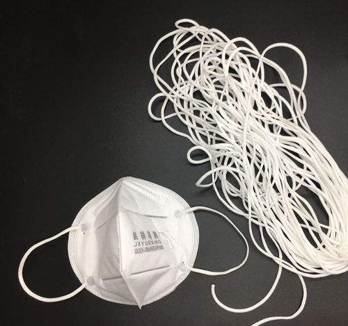 0.3CM45 hollow elastic ear strap diy raw material 3MM rope factory medical N95 webbing