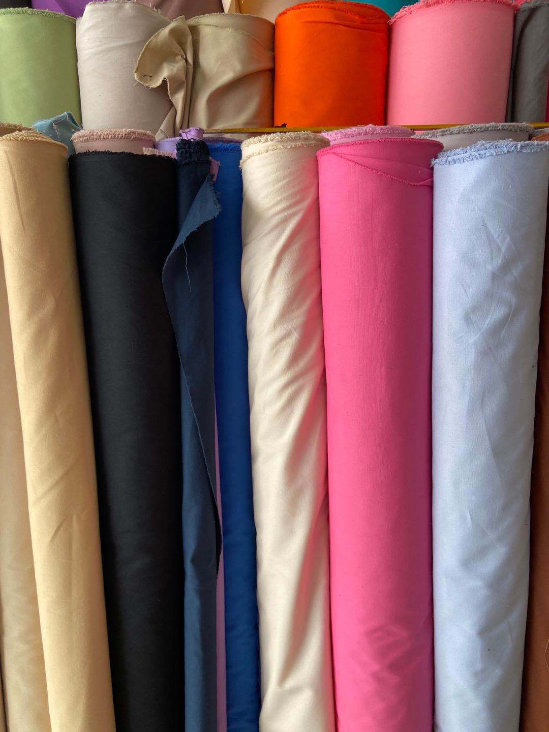 8'an lona de algodón sarga de algodón liso bolsa de lona forro bolso de sal Bolsa de equipaje textil para el hogar tela