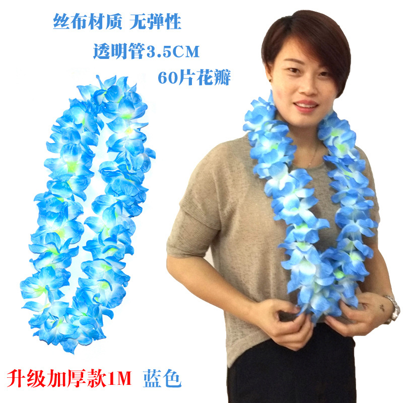 Transfronterizo exclusivo engrosado Garland Hawaiano hula dance club bar fiesta actividades de playa elogio rendimiento Festival