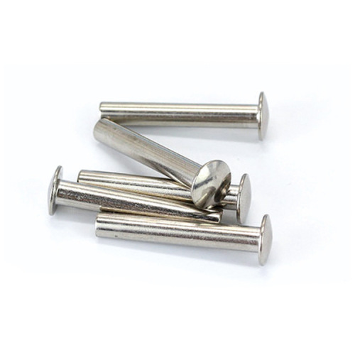 304 stainless steel flat round head semi-hollow rivet M1.5-M8 large flat head rivet hollow rivet GB873