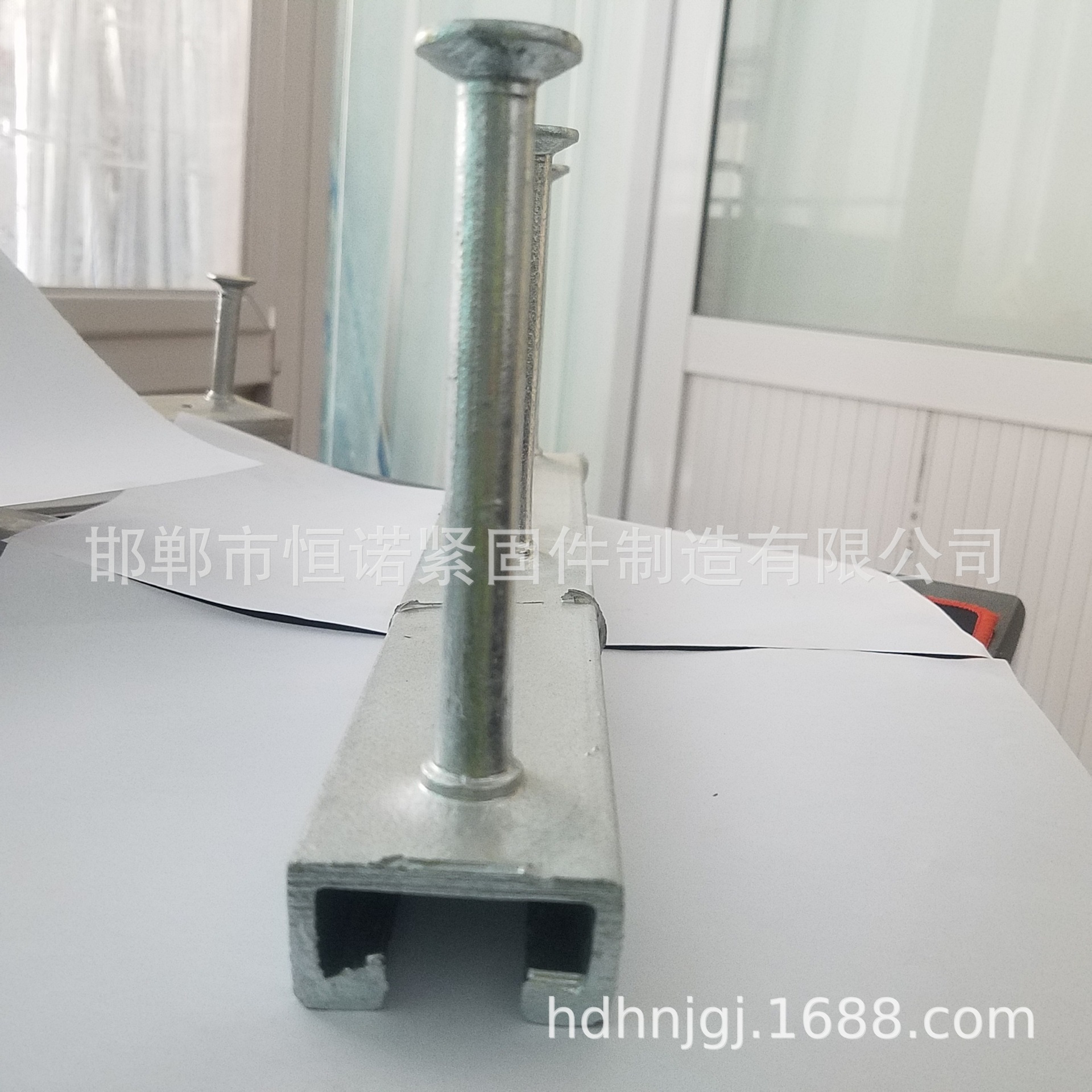 邯郸恒诺50*25工字钢焊接哈芬槽 玻璃幕墙哈芬槽厂家制造