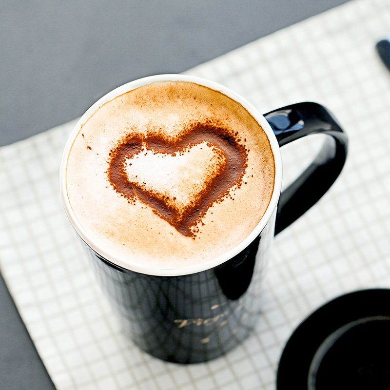 12 12 tazas de cerámica constelación tazas de agua tazas de tazas marcadas tazas de café con cubierta impresa LOGO
