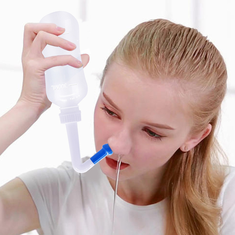 Xide Shun 300ml Adult Nasal Rinser Cleaning Care Nose Washing Bottle Portable Silicone Nasal Suction Xide Shun 300ml Adult Nasal Rinser Cleaning Care Nose Washing Bottle Portable Silicone Nasal Suction