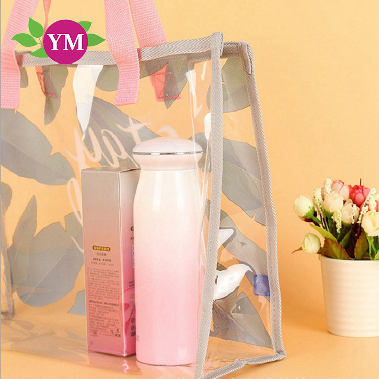 pvc镭射手提购物袋 活动广告礼品化妆品果冻袋 广州袋子厂家直销