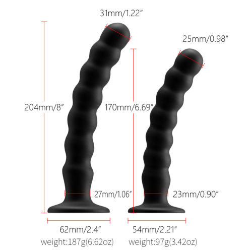 Silicone suction cup bead anal plug G-spot anal massage anal dilator for men and women wholesale sexy adult products