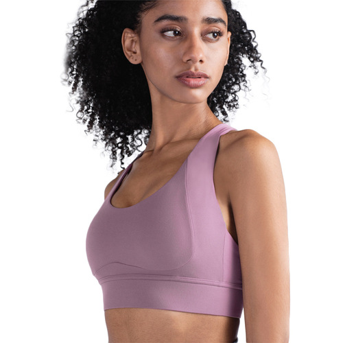 NULS peach chest line yoga bra for women to wear shock-absorbing sports vest buckle beautiful back fitness bra yoga wear