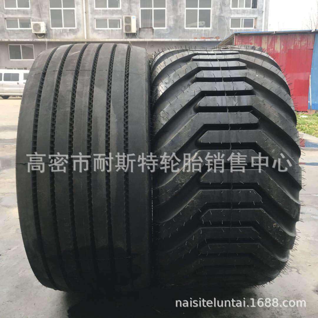 供应全钢载重子午线轮胎435/50R19.5 445/50-40R22.5拖车轮胎