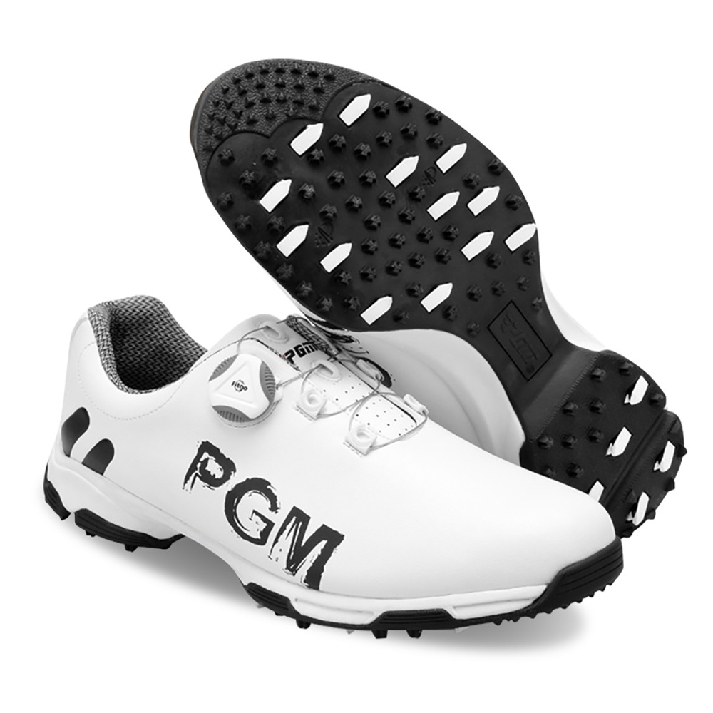 Giày golf nam dây xoay chống nước thoáng khí — Xz103 trắng đỏ, Xz103 màu trắng huỳnh quang, Xz103 trắng đen, Xz103 màu xanh trắng