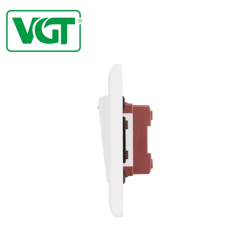 Выключатель-розетка типа VGT 86, корпус из ПК с огнестойким пластиком, экспортный образец, Q010, Ближний Восток