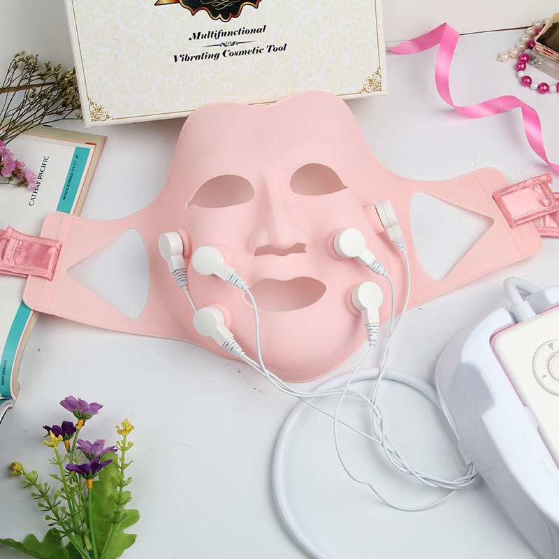 Máscara de luz de color LED máscara instrumento de belleza instrumento de máscara instrumento de importación de EMS instrumento electrónico de rejuvenecimiento de la piel 0EM masajeador de vibración