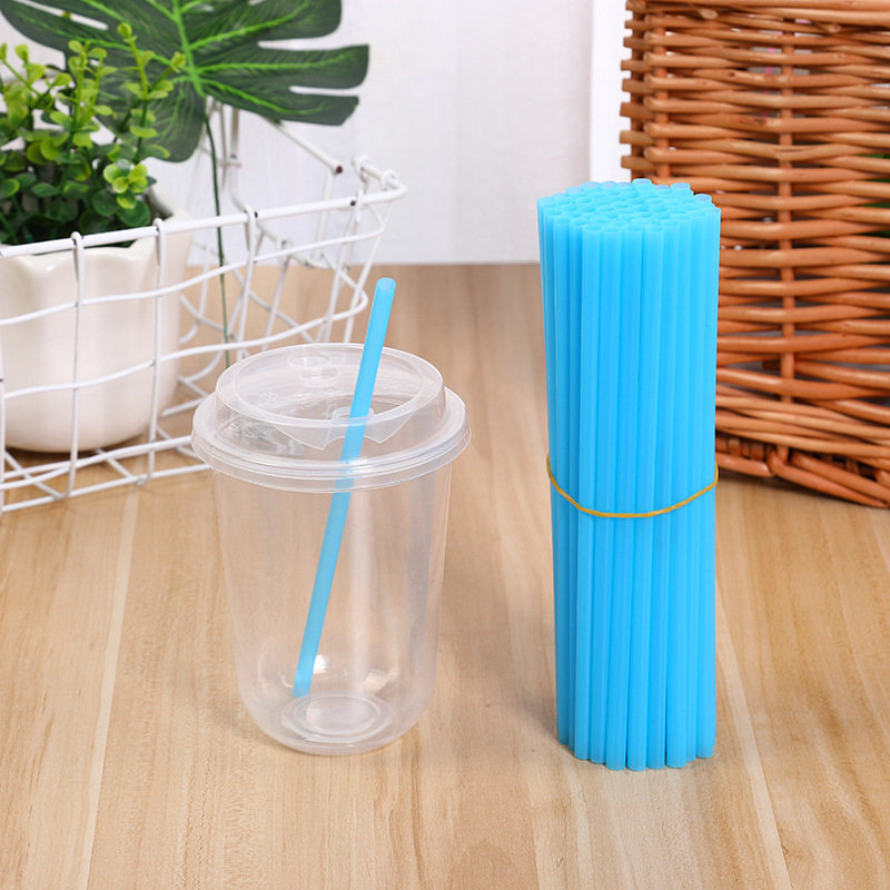 一次性包装吸管奶茶果汁饮料吸管切口圆润铝膜气球吸管彩色塑料管