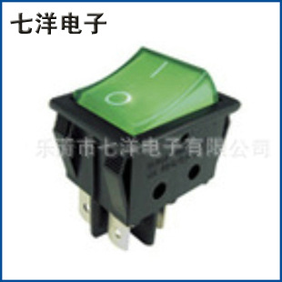 厂家现货供应批发 防水KCD4大四脚带灯船型开关 量大从优