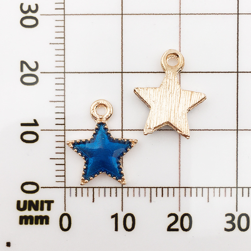 DIY aleación joyería goteo aceite astronauta estrella Luna colgante 1 collar pulsera pendientes accesorios colgante