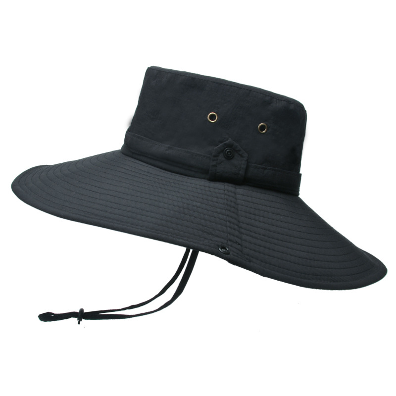 Hat Men's Sun Hat Outdoor Oversized Brim Fisherman Hat 