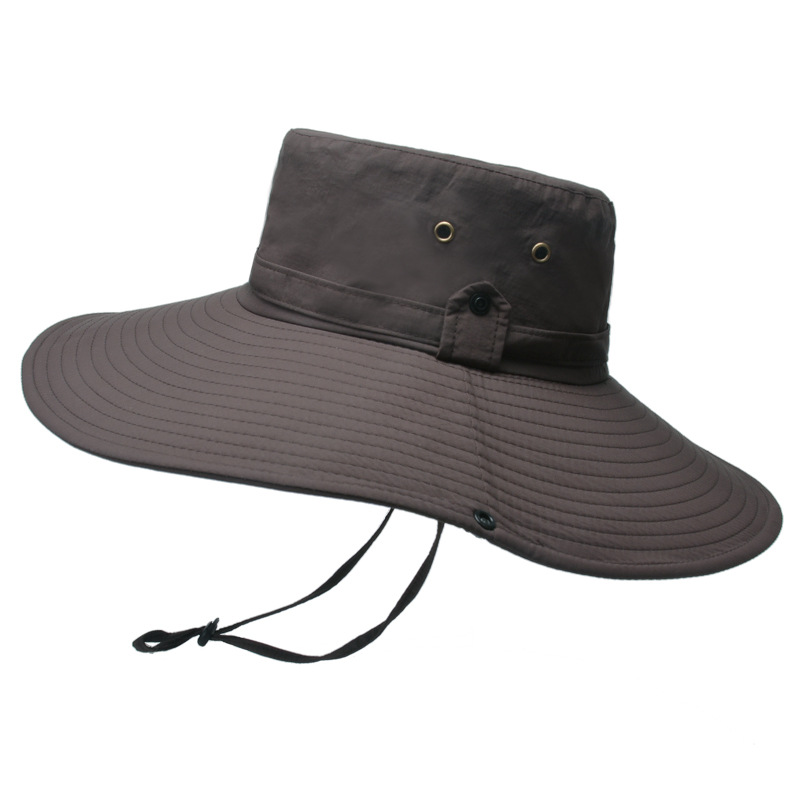 Hat Men's Sun Hat Outdoor Oversized Brim Fisherman Hat 