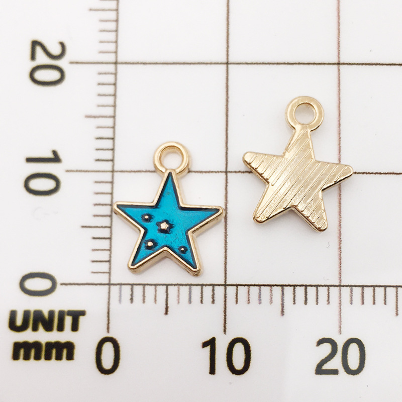 DIY aleación joyería goteo aceite astronauta estrella Luna colgante 1 collar pulsera pendientes accesorios colgante