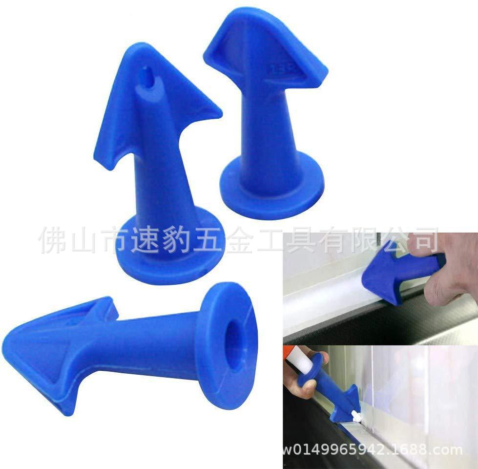 Boca puntiaguda de plástico y traje de pala de pegamento Boquilla DE LIMPIEZA DE raspador de múltiples ángulos conjunto de cinco piezas herramienta de costura de belleza