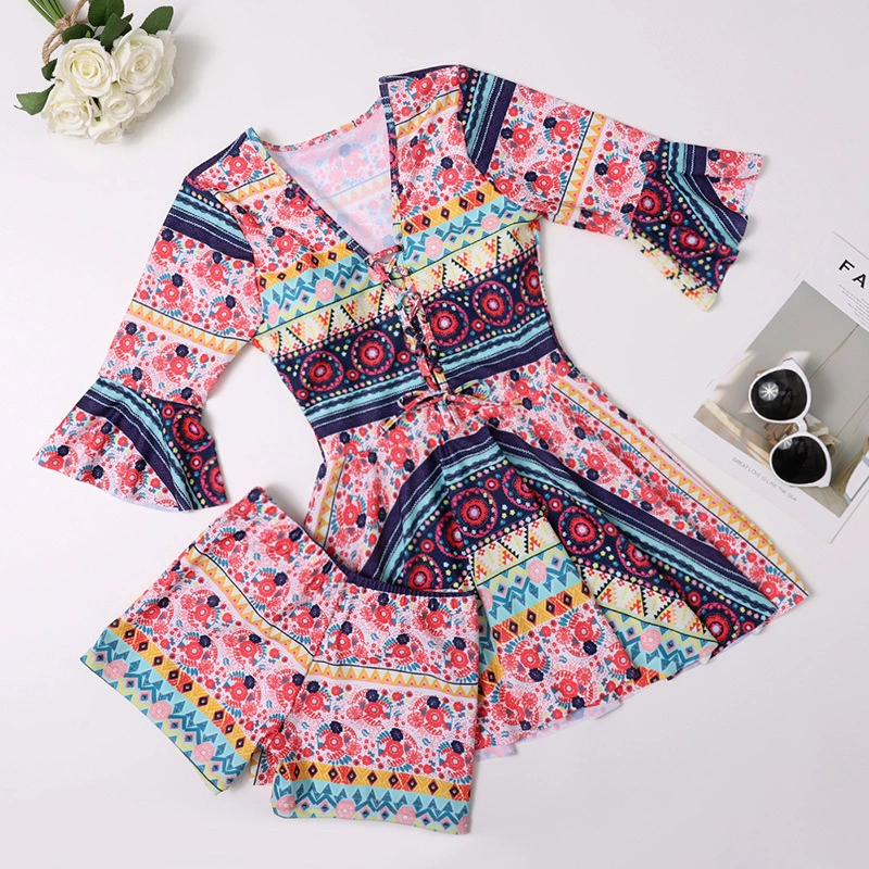 Раздельный купальник, fitted, плюс сайз, европейский стиль
