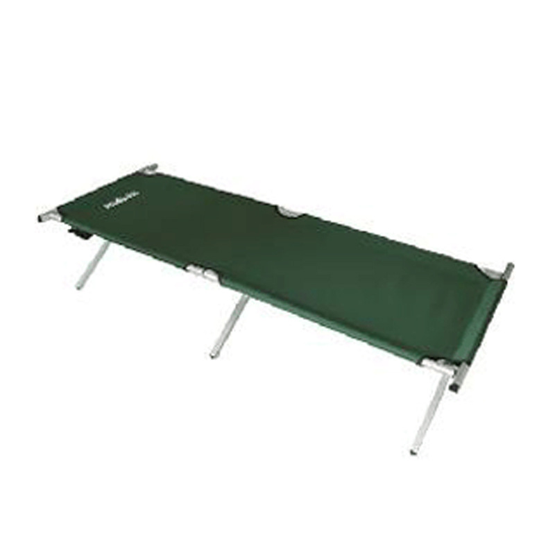 Suministro directo de fábrica Oxford tela plegable cama de campamento semi-aluminio semi-hierro cama plegable Silla de ocio al aire libre