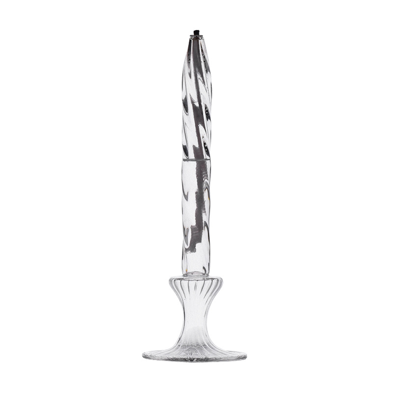 FUENTE directo de fábrica creativa de cristal transparente candelabro de cristal lámpara de aceite Europea creativa decoración del hogar
