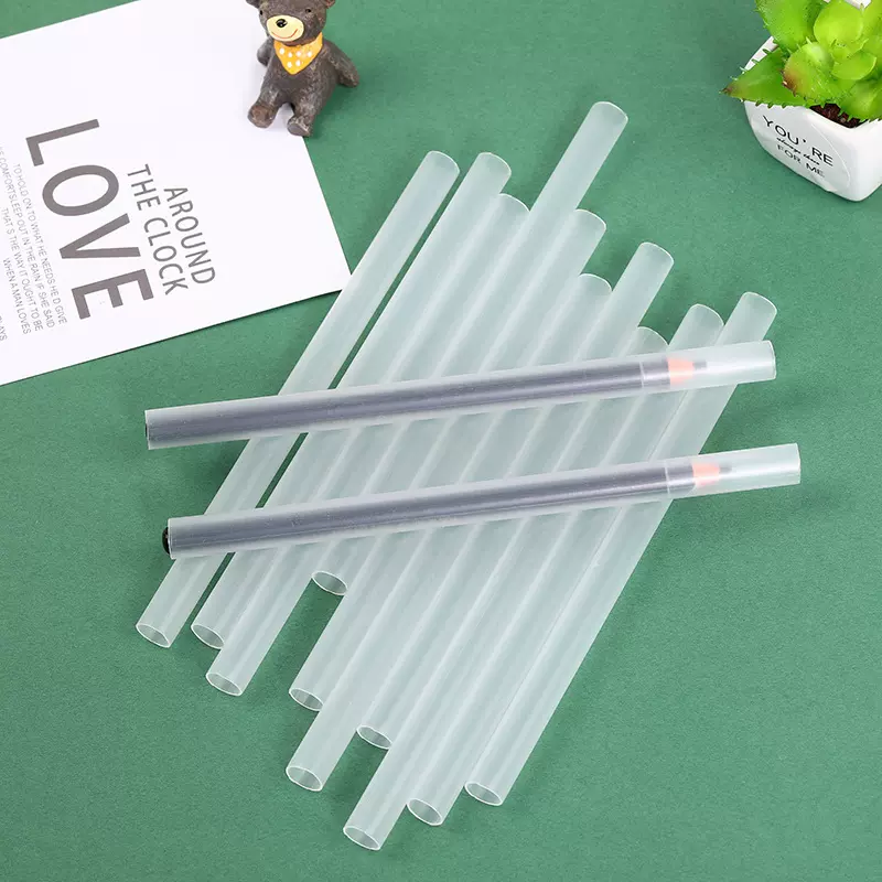 厂家现货耐用不易断裂透明眉笔保护套管pp塑料眉笔保护管PE管塑料