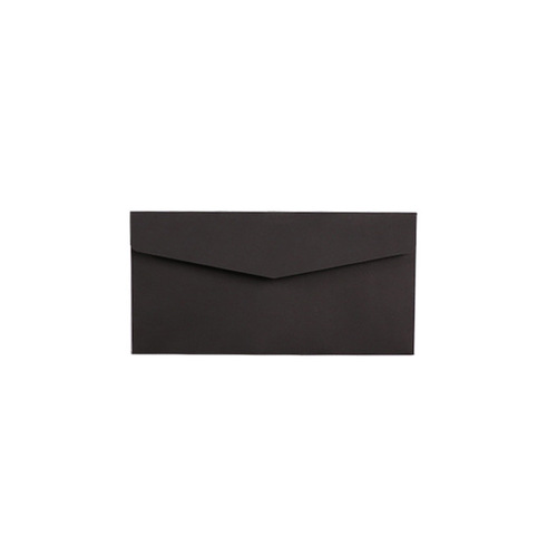 Western style No. 5 kraft paper/black card/beige Dowling envelope plain blank retro simple invitation envelope