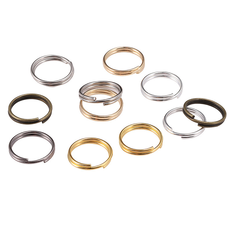 DIY Jewelry Accessories Double Rings in Various Colors and Sizes, Open Rings, Connecting Jewelry Rings, Flat Rings, Closed Rings DIY Jewelry Accessories Double Rings in Various Colors and Sizes, Open Rings, Connecting Jewelry Rings, Flat Rings, Closed Rings