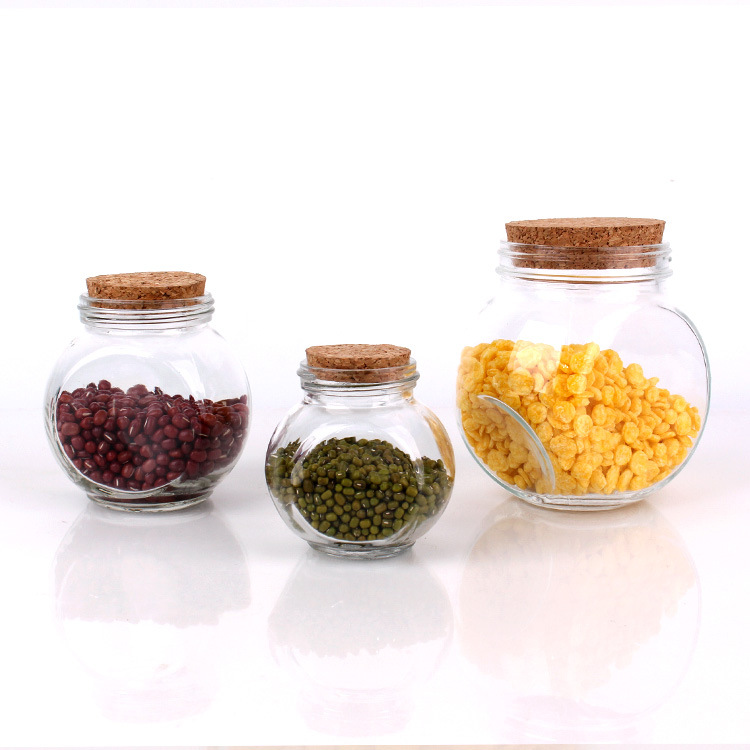 批发玻璃扁鼓瓶/小瓶180ml/储藏瓶/喜糖瓶/个性婚庆礼物小容量