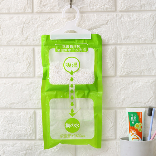 Hanging wardrobe moisture-proof dehumidification bag room wardrobe wardrobe mildew-proof and moisture-proof hanging desiccant dehumidification bag