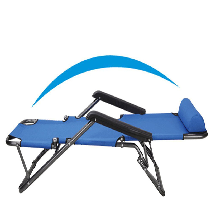 Suministro directo de fábrica moderno simple portátil plegable reclinable ocio al aire libre Silla de playa Oficina almuerzo descanso siesta silla