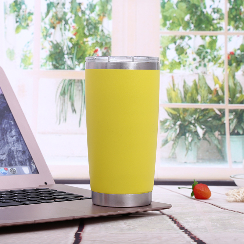 20oz taza de coche de acero inoxidable preservación del calor preservación del frío taza de agua portátil taza de café de gran capacidad calentador de hielo taza al por mayor