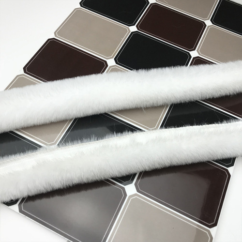 Faux Rabbit Fur Trim Christmas Hat Edge Tangzhuang Hanfu Accessory Cheongsam Edge Christmas Decoration White Fur Strips