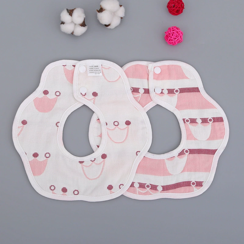 Gauze eating bib, children's laundry basket