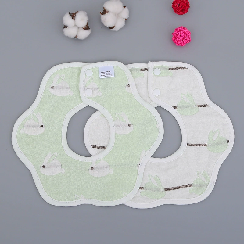 Gauze eating bib, children's laundry basket