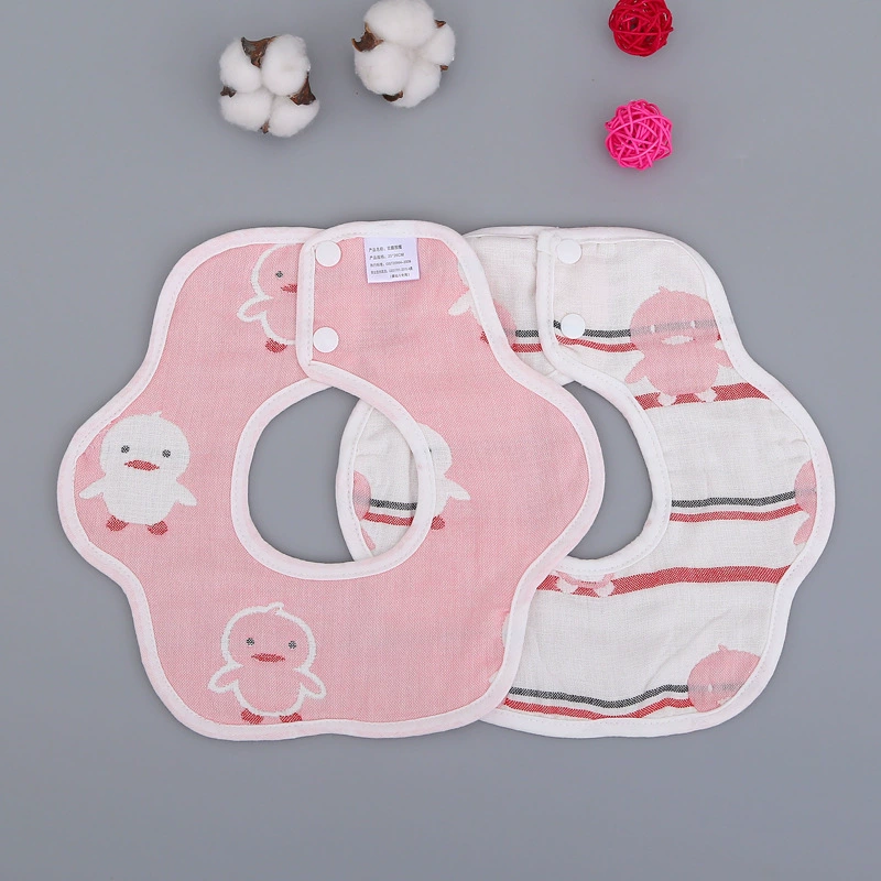 Gauze eating bib, children's laundry basket