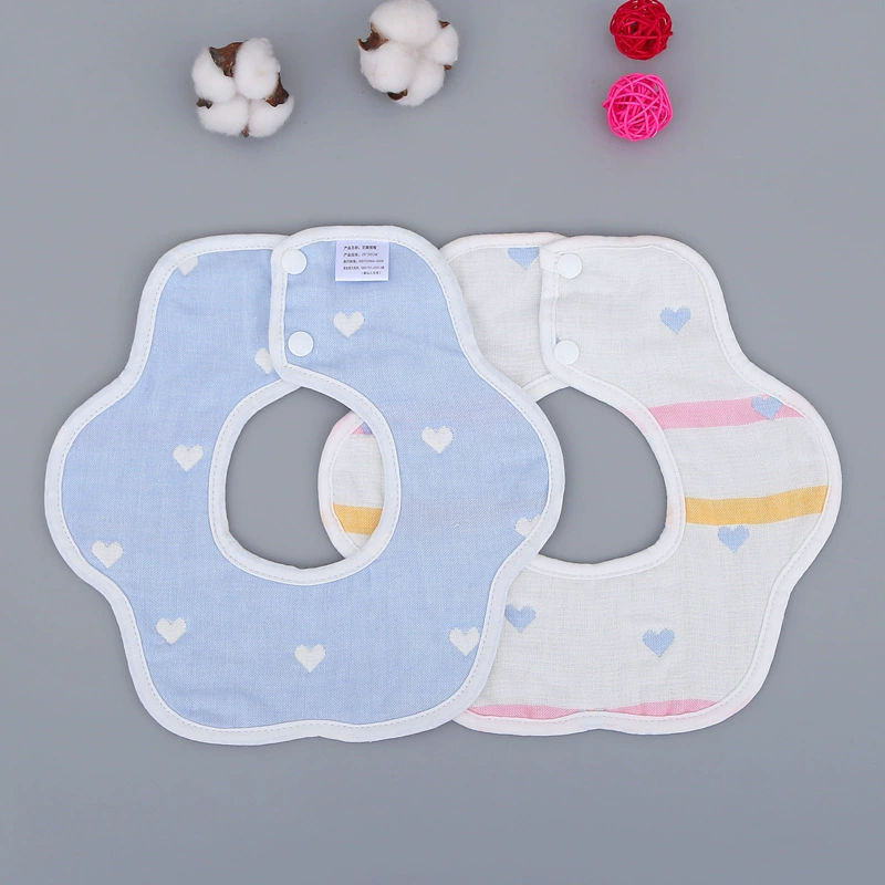 Gauze eating bib, children's laundry basket