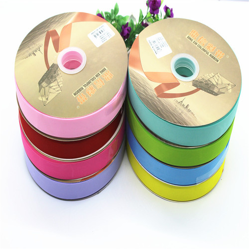 2.5 cm threaded fabric butterfly knot material handmade DIY hair accessory decorative ribbon gift packaging weaving ribbon