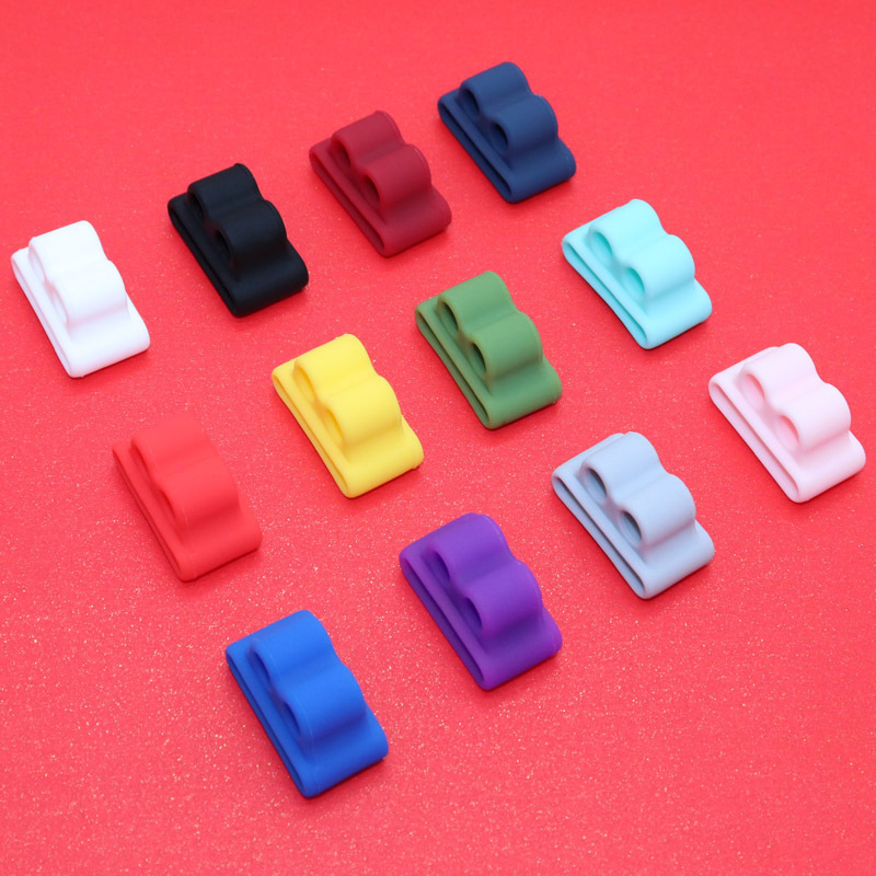 For Apple airpods Earphone Buckle Universal Watch Strap Anti-lost Silicone Case Strap Buckle Fixed Headphone Storage Case