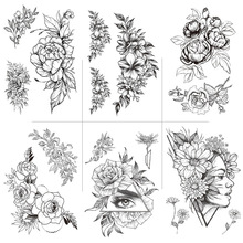 �ư�����ˮ������ֽ��ɫ�ֻ��ػ���װtattoo�����羳ˮתӡ������