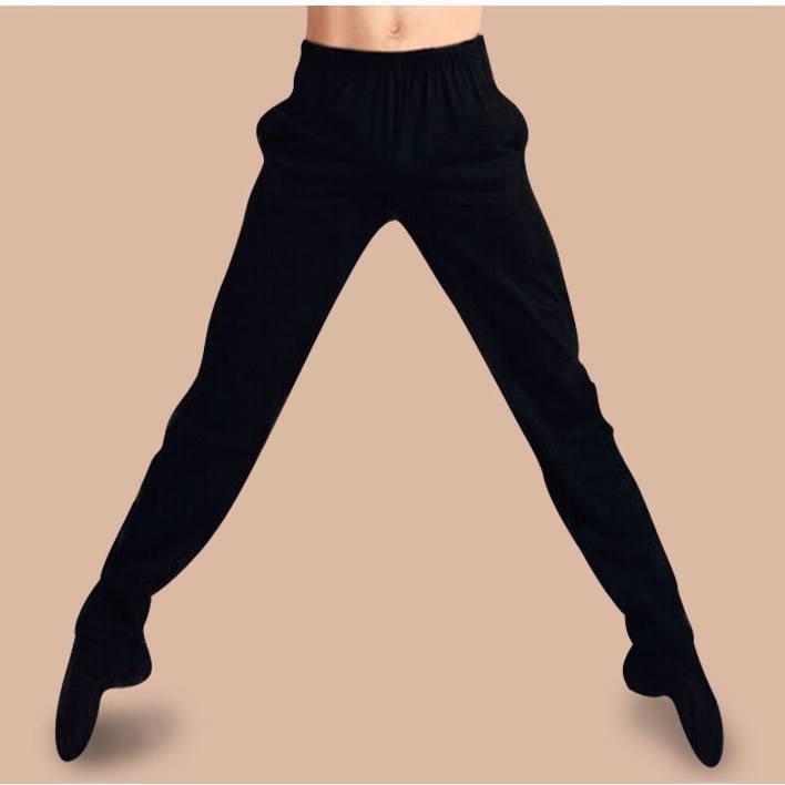 Men's black radish pants (modal breathable)